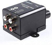 Wecooland Car Home Amplifier Subwoofer Equalizer Crossover RCA Adjust Line Level Volume