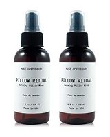 Muse Bath Apothecary Pillow Ritual - Aromatic and Calming Pillow Mist, 4 oz, Infused with Natural Essential Oils - Fleur du Lavender, 2 Pack