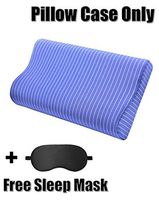 Contour Pillow Cover Replacement Pillow Case for Memory Foam Neck Pillow,Pillow Protector for Tempurpedic Pillow Latex Pillow Cervical Pillow,Soft Cotton Hidden Zippered