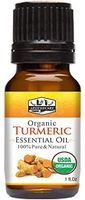 1 fl. Oz / 30 ml Organic Turmeric Essential Oil, USDA Certified Organic Turmeric Essential Oil, 100% Pure & Natural Essential Oil, Organic Curcuma Longal