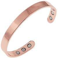 100% Copper Bracelets for Arthritis - Therapy Magnetic Bracelets for Men and Women with 6 Powerful Magnets - Effective and Natural Relief for Joint Pain and Arthritis