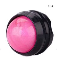 Manual Massage Ball Pain Relief Back Roller Massager Self Massage Therapy and Relax Full Body Tools for Sore Muscle Joint Pain Essential Oils Or Lotion Relax (Pink)