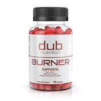 Fat Burner by dub Nutrition | Best Weight Loss Pills Thermogenic Supplement | Natural Energy and Appetite Suppressant, Includes Red Rasberry Ketones, Guarana, and BCAA. 90 Capsules. Fast Absorbing.