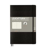 Leuchtturm1917 Softcover B6+ Ruled Notebook- 121 Numbered Pages, Black