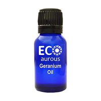 Geranium oil 100% Natural, Organic, Vegan & Cruelty Free Essential Oil with Euro Dropper By Eco Aurous (30 ml)