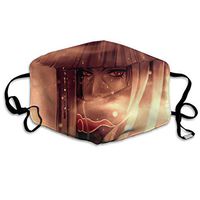 Adult Anti Dust Face Mask, Anime Naruto Itachi Uchiha Coolie Hat Washable Reusable Mouth Masks with Adjustable Earloop, Breath Soft Warm Breathable Winter Mask