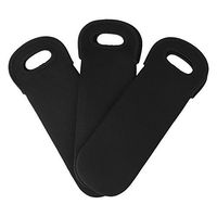 Akozon Bottle Sleeve Holder, 3pcs Neoprene Bottle Cooler Winebottle Bag Protective Cover Beverage Sleeve Holder