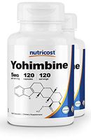 Nutricost Yohimbine HCl 5mg, 120 Capsules Extra Strength (2 Bottles)