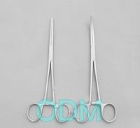 ODM 8" Straight and Curved Hemostat Set - 2 pc
