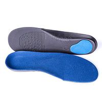Premium Orthotic Insoles – Arch Support, Heel and Foot Pain Relief, Plantar Fasciitis Inserts (S, Blue)
