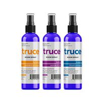 TRUCE Room and Linen Spray, Natural Aromatic Mist Made with Simple Pure Essential Oils, Relax Your Body & Mind, Refreshing Air Freshener Odor Eliminator (Variety Pack)