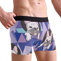 WXLIFE Cute French Bulldog Dog Face Boxer Briefs Men's Underwear for Men Boy