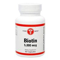 BIOTIN, 5000 mcg, 60 Capsules