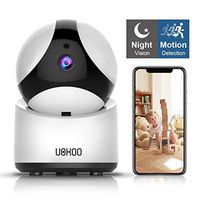 Wireless Security Camera, HD Home Security Surveillance WiFi Camera with Motion Detection, Pan/Tilt, Night Vision and Two Way Audio, Baby/Pet Monitor and Nanny Cam