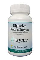 Digestive Natural Enzyme. D-Zyme 650mg. 90 Capsule.