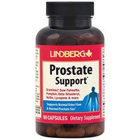 Lindberg Prostate Support* - with Graminex, Saw Palmetto, Pumpkin, Beta-Sitosterol, Nettle, Lycopene and More (90 Capsules)
