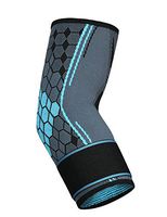 QRANSS Elbow Brace Compression Sleeve(1/2PCS) -Elbow Support for Joint Arthritis Tendonitis Bursitis Pain Relief,Tennis,Golfer,Sports Recovery Tennis Elbow Guard with Elastic Strap