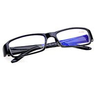 Poity Unisex Black Frames Myopia Glasses 500D