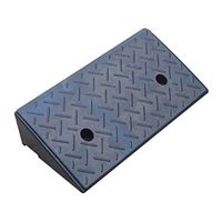 Road Stairs Ramps, Bicycles Cars Trucks Trolleys Mat- Garage Store Parking Lot Pad Non-Slip Ramps Vehicle Ramps (Color : Black)