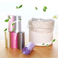 Mini Trash Bags - 1.2 Gallon Small Trash Bags Garbage Bags, Mini Strong Bathroom Wastebasket Can Liners trash Bags for Home Office Kitchen (Multicolor)