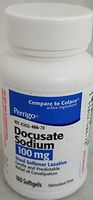 Perrigo Laxative Stool Softener, Docusate Sodium 100mg Softgels 100 ea