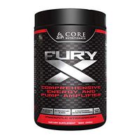Core Nutritionals Fury X Pre Workout Powder Comprehensive Formula Fully Dosed (Pineapple Strawberry)