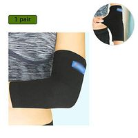 QWERTY Elbow Support/Tennis Elbow Brace Support, Arthritic Pain Relief, with Nylon Fabric, Keep Warm in Winter,M