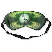 WUGOU Sleep Eye Mask Baseball Design Lightweight Soft Blindfold Adjustable Head Strap Eyeshade Travel Eyepatch
