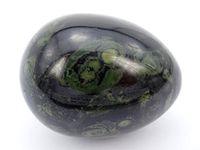 jennysun2010 1 Piece Natural Kambaba Jasper Gemstone Egg Crystal Healing Sphere Massage Finger Exercise 35x40mm
