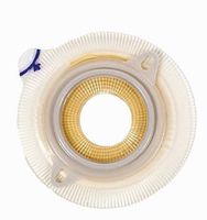 MCK28334900 - Colostomy Barrier Assura Extended Wear Silicone Based Large Flange Blue Code Synthetic Resin Cut-to-fit, 3/8 to 2-1/8 Inch Stoma