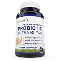 Best Patented Probiotic Ultra Blend – 15 Billion CFU/g – for Digestion Issues - Diarrhea, Irritable Bowel Syndrome IBS, and Bloating – Dairy Free FOS for Women and Men - No Refrigeration Needed