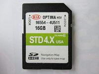 4U511 2015 2016 2017 KIA OPTIMA HEV Navigation MAP Sd Card ,GPS, U.S.A OEM PART # 96554-4U511 ,16GB 4.X USA