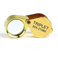 Mini Pocket Magnifier 30X Foldable Handheld Jewelry Loupe Magnifying Glasses for Reading Newspaper,Small Prints,Map,Coins,Science, Insects, Low Vision, Gift for Seniors and Kids