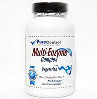 Multi-Enzyme Complex Vegetarian // 100 Capsules // Pure // by PureControl Supplements