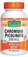 Botanic Choice Chromium Picolinate 200 mcg,90 Capsules