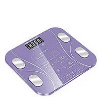 Body Fat Scale, Smart BMI Digital Bathroom Wireless Weight Scale, Body Composition Analyzer, Health Monitor High Precision Measuring Weighing Floor Scale (Purple)