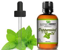Pure Peppermint Essential Oil, Pure and Natural, Therapeutic Grade Peppermint Oil, Huge 4 ounces Glass Bottle