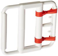 CanDo 10-1860 Latex Free Rubber Band Hand Exerciser with 5 Red Bands