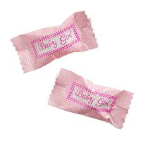 One Pack of 50 Piece It's a Girl Buttermints, 7 Ounce