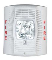 System Sensor SPSW Wall Mount Speaker Strobe, Red Multi