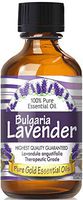 Pure Gold Bulgarian Lavender Essential Oil, 100% Natural & Undiluted, 60ml