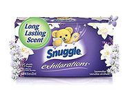 Snuggle Exhilarations Fabric Softener Dryer Sheets, Lavender & Vanilla Orchid, 105 Count, 2 Pack