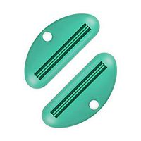 DIGITBLUE Toothpaste Tube Squeezer, 2-Pack Multipurpose Toothpaste Dispenser Squeezer, (Green)