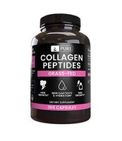 Hydrolyzed Collagen Peptides, 365 Capsules, 2 Month Supply, No Magnesium Stearate, High Absorption, Non-GMO, Gluten-Free, Made in The USA, Convenient Collagen Peptides with No Additives