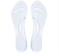 Cojoy Ultra-Thin Cushion High Heel Insoles Alleviates Forefoot Pain, Relief Heel Pain Gel (Transparent)