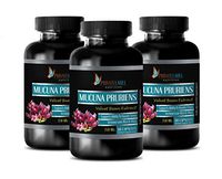 Mood Support Supplements - MUCUNA PRURIENS 350 MG - Velvet Beans Extract - antioxidant Vitamins for Women - 3 Bottles 180 Capsules