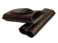 Leather Cigar Travel Case
