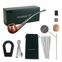 Mediterranean Briar Wood Tobacco Pipe, Simple Atmosphere Tobacco Pipe - Reading Pipe