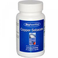 Allergy Research Group Copper Sebacate - 75 Vegetarian Capsules
