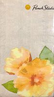 Punch Studio Yellow Floral Cluster Guest Towels Buffet Hostess Paper Napkins (13614), 32 ct